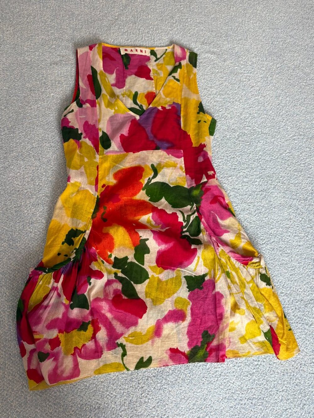 Vintage Marni Floral Mini Dress | IT 42 / US 6 | 100% Cotton